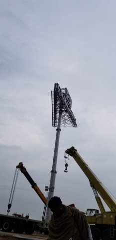 Highest Dual Billboard on Unipole Installed at Eighteen Islamabad